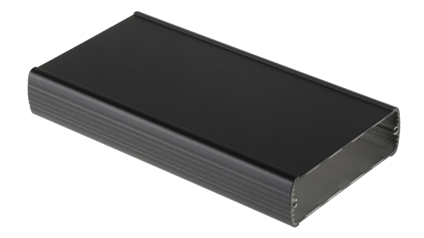 Caja Bopla de Aluminio Negro, 200 x 106 x 32mm, IP65