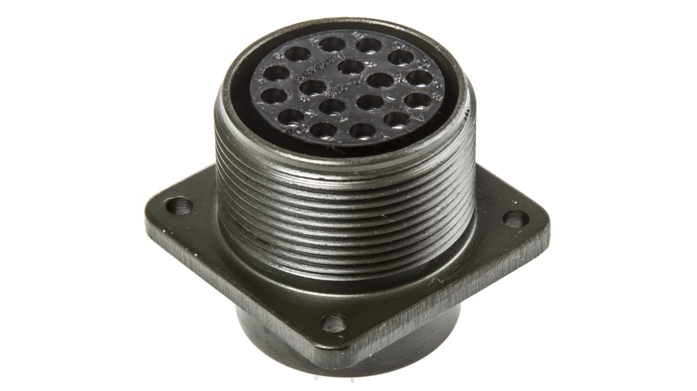 Amphenol Industrial, MS3102A 17 Way Box Mount MIL Spec Circular Connector Receptacle, Socket Contacts,Shell Size 20,