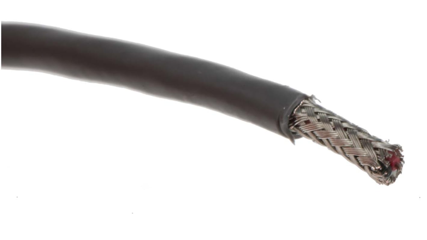 Alpha Wire Alpha Essentials Communication & Control DEF STAN Steuerkabel, 3-adrig x 0,09 mm Grau, 30m, 28 AWG, Geflecht