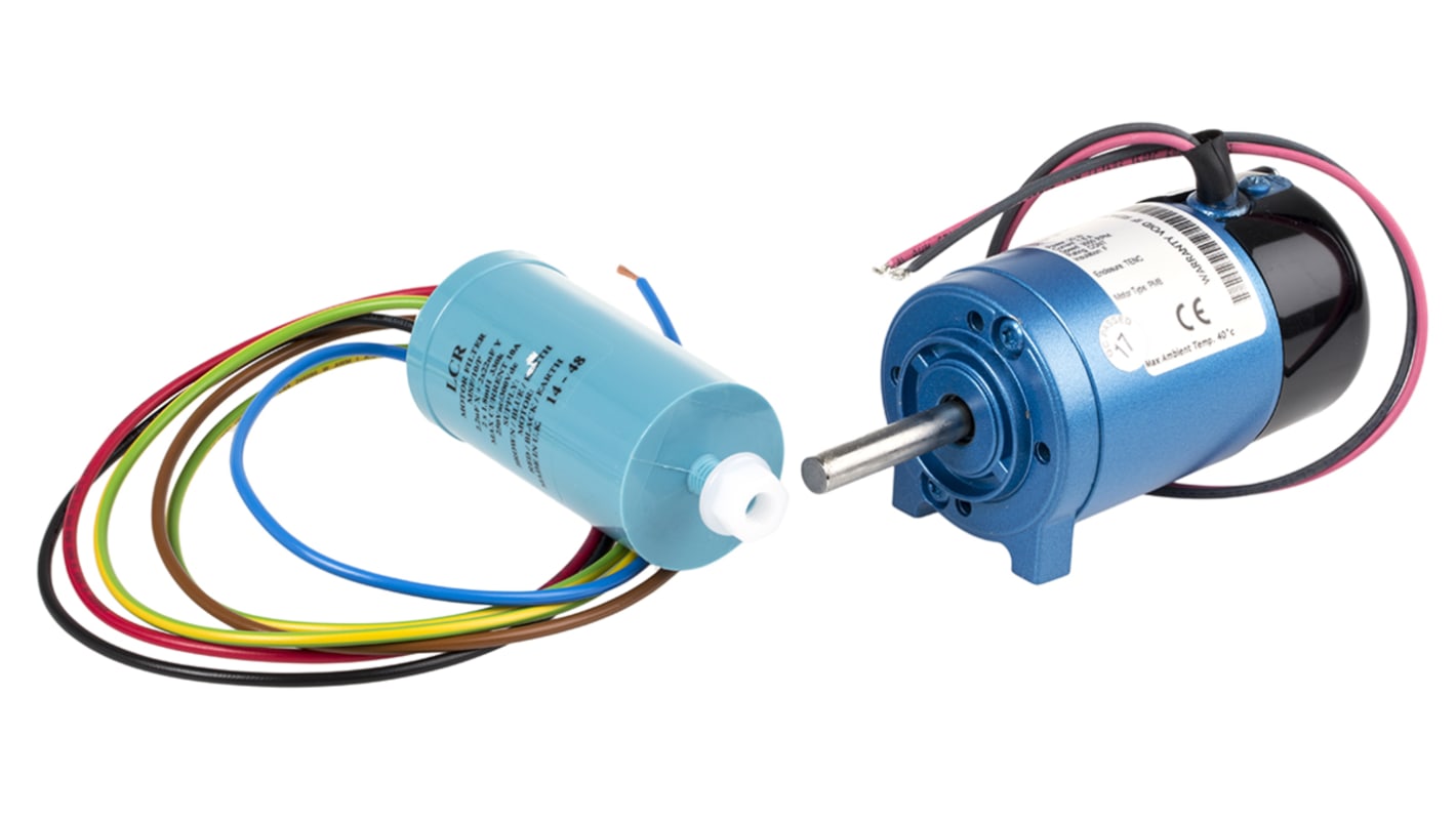 Parvalux Brushed DC Motor, 24 V dc, 3000 rpm