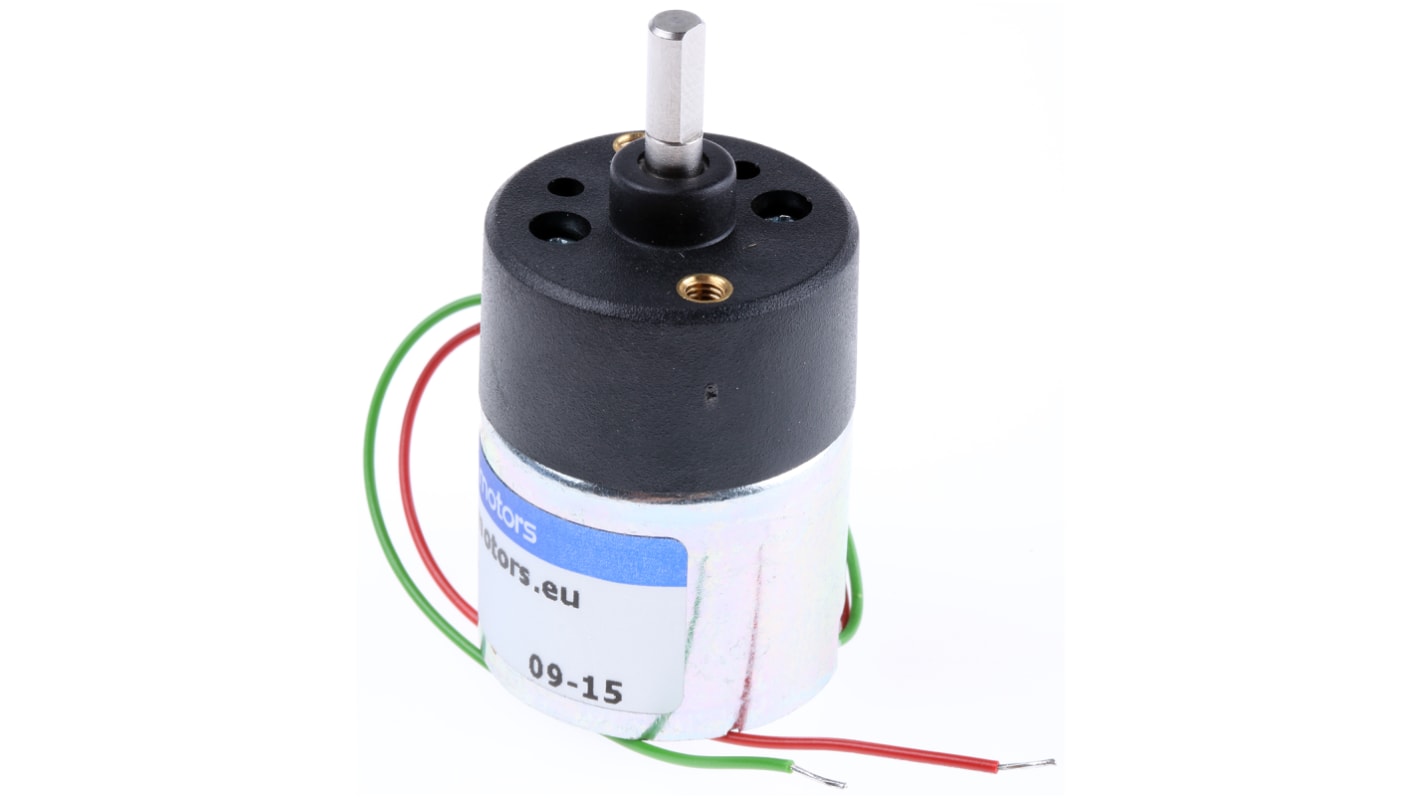 Micromotors Brushed Geared DC Geared Motor, 6 V dc, 2.5 Ncm, 60 rpm, 4mm Shaft Diameter