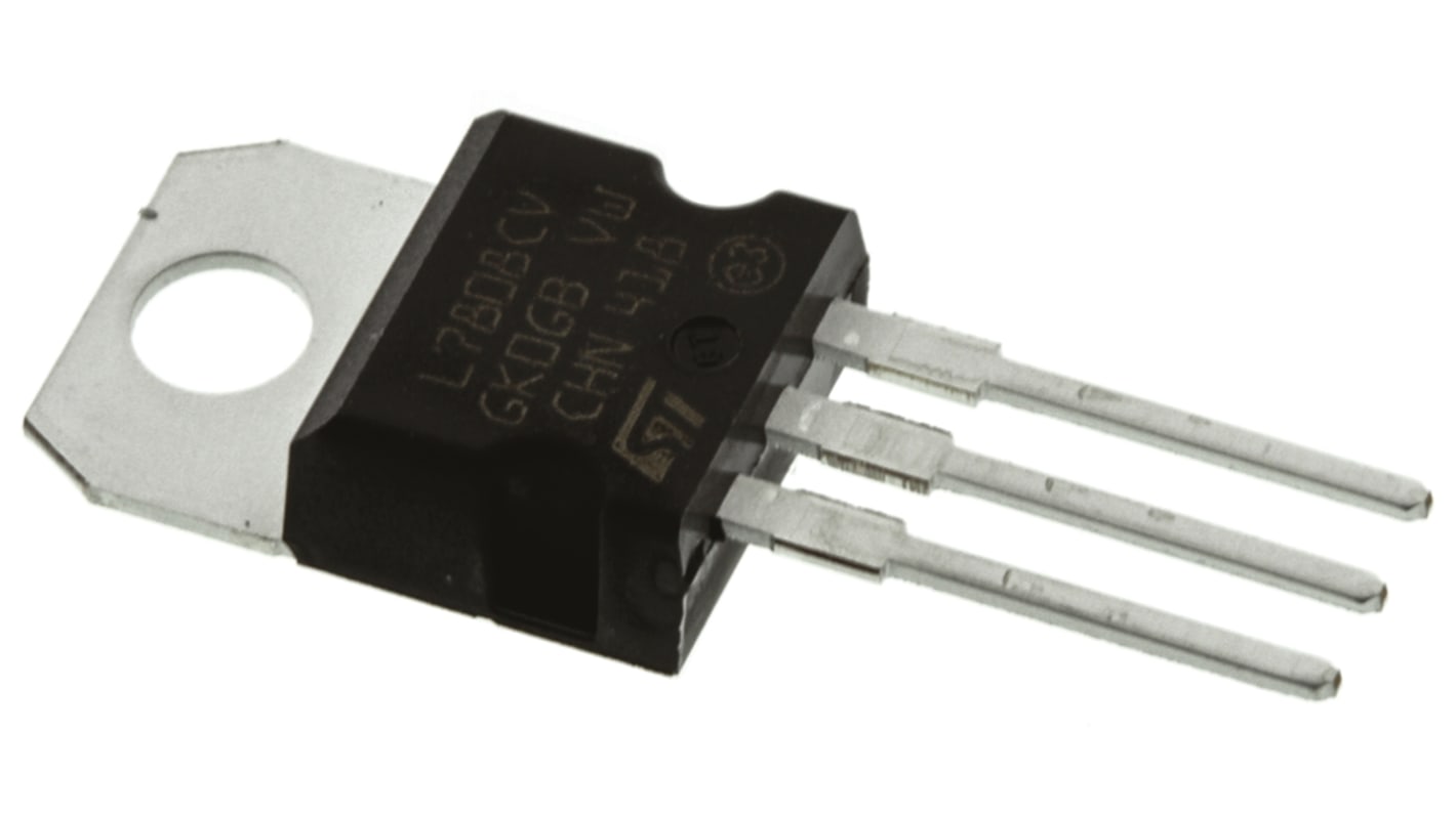 Regolatore di tensione L7808CV, 1.5A, 3-Pin, TO-220