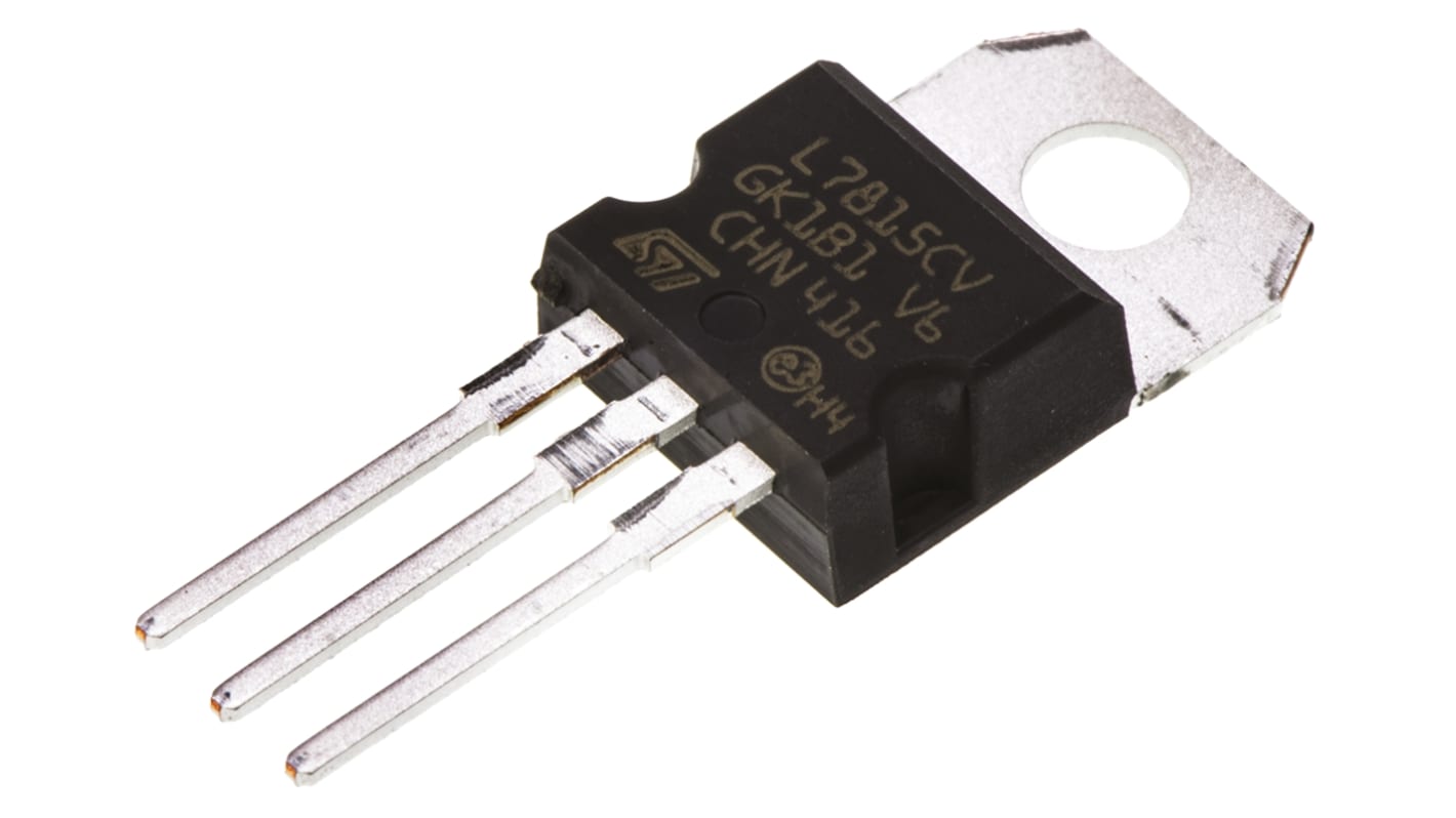 STMicroelectronics L7815CV, 1 Linear Voltage, Voltage Regulator 1.5A, 15 V 3-Pin, TO-220