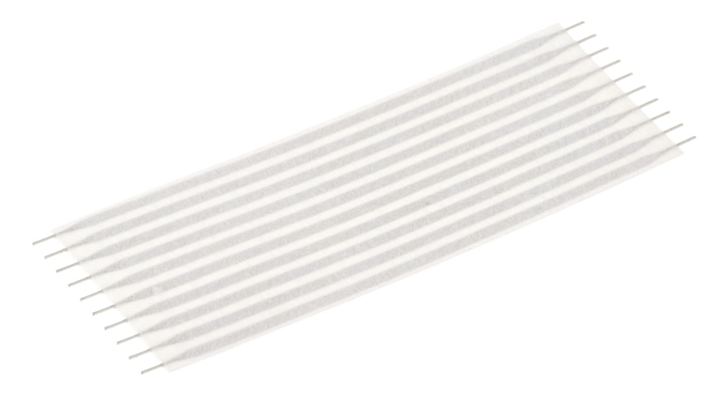 TE Connectivity FLEXSTRIP Flachbandkabel FFC, 10-adrig, Raster 2.54mm Nicht abgeschlossen