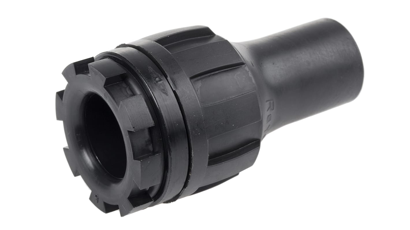 TE Connectivity CES Series Black Plastic Cable Gland, PG13.5 Thread, 4.32mm Min, 12.7mm Max, IP68