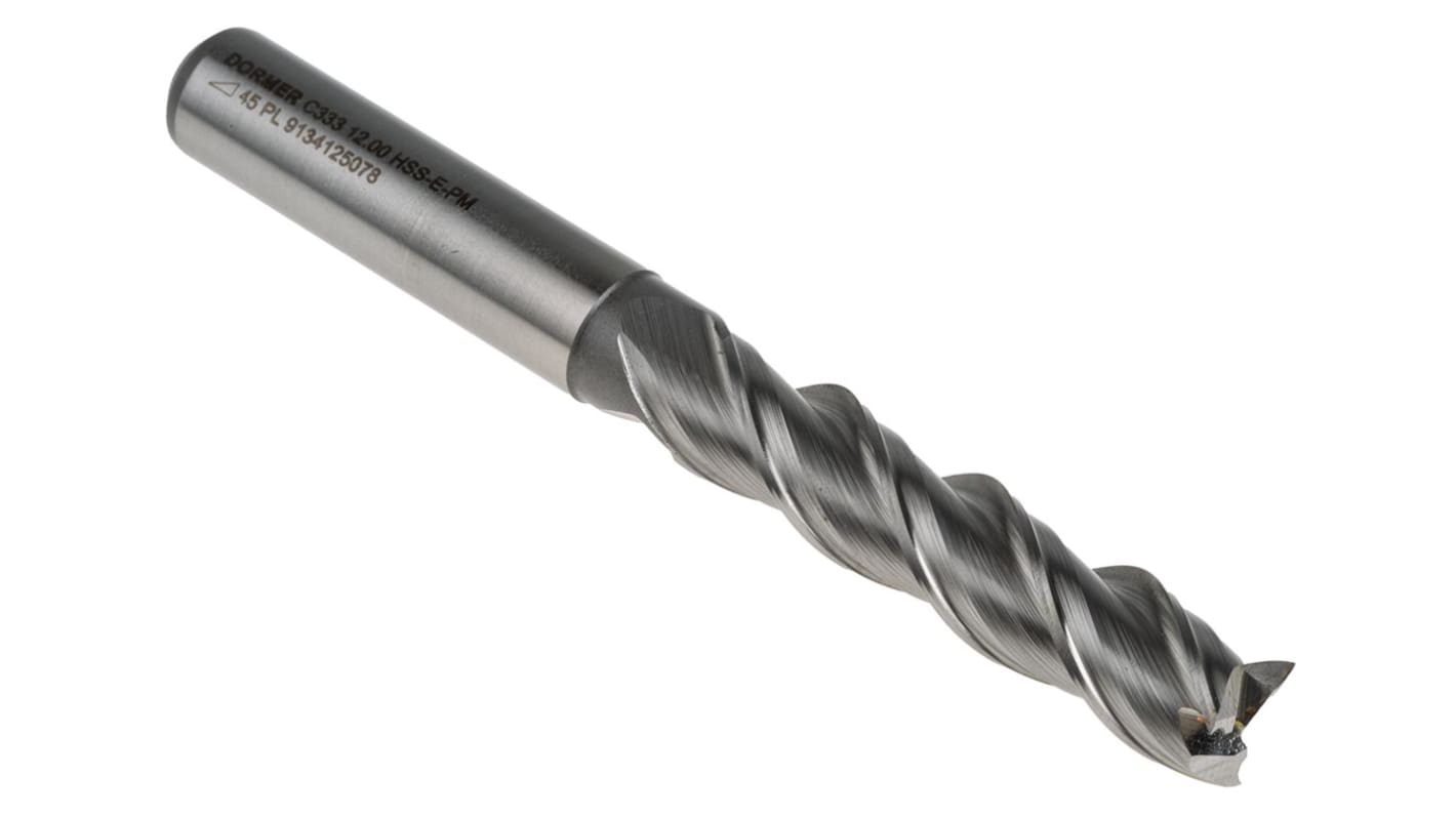 Dormer Plain Slot Drill, 12mm Cut Diameter