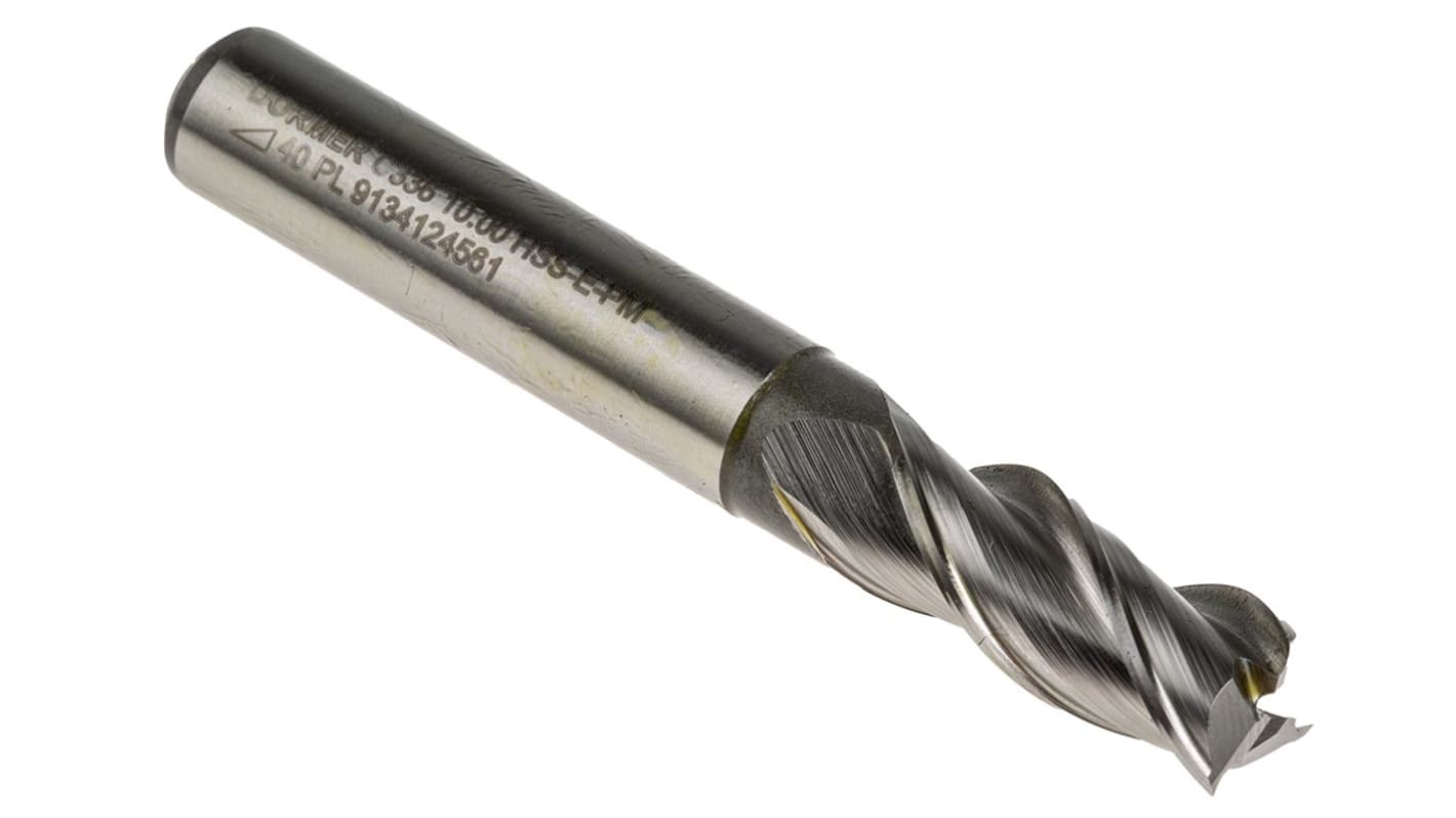 C33610,00 Dormer Plain Slot Drill, 10mm Cut Diameter RS