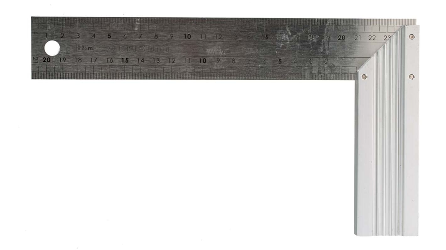 Facom Metalprøvevinkel, Klingelængde: 250 mm, skaftlængde: 140mm, 1 måleenhed