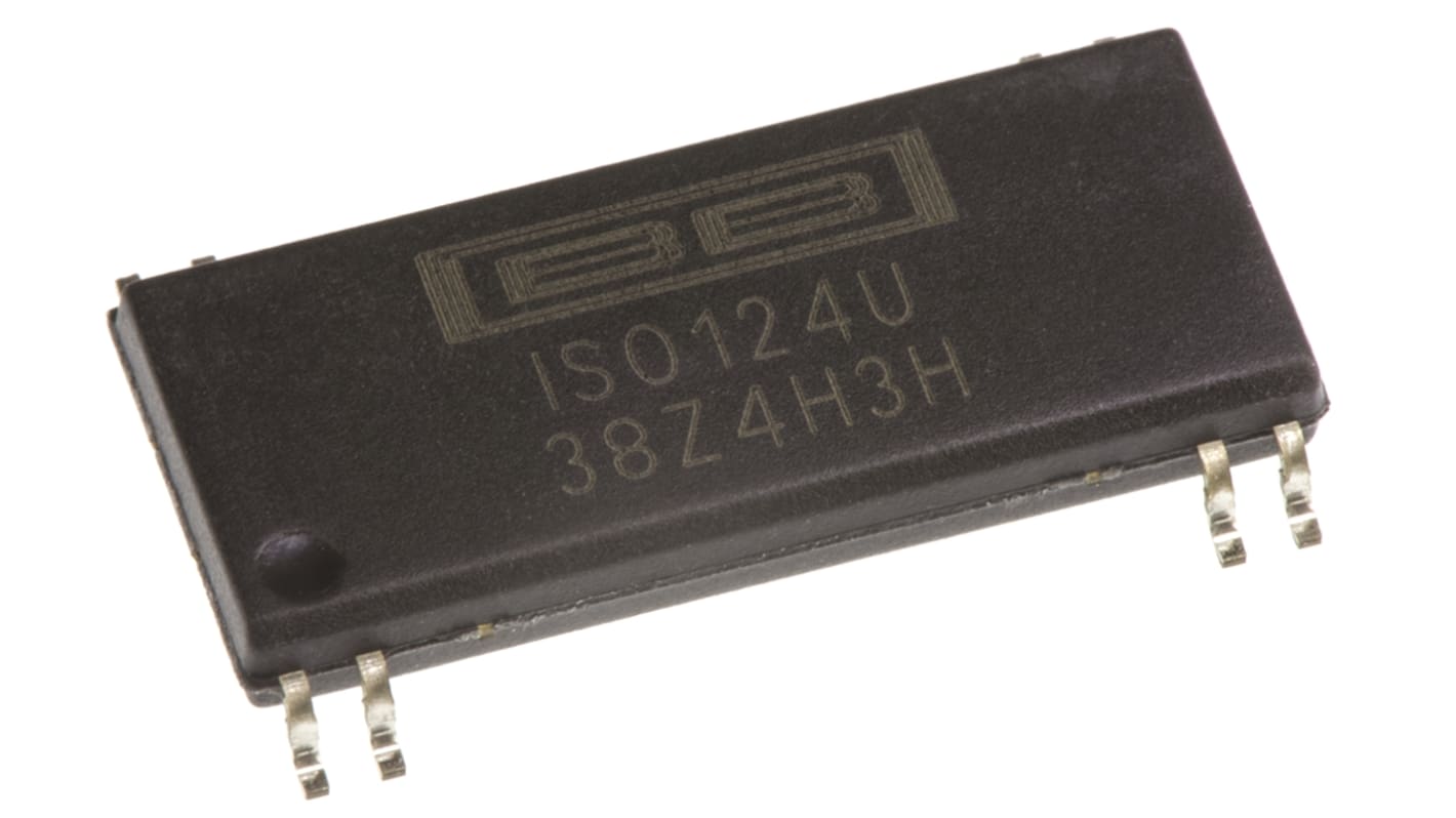 Texas Instruments ISO124U leválasztó erősítő, 8-tüskés SOP