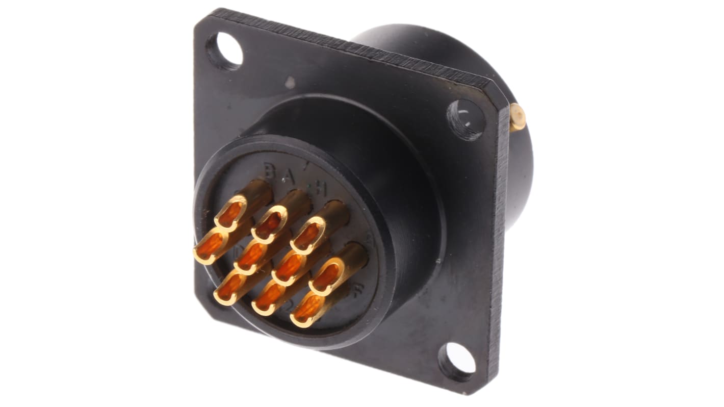 Amphenol Limited MIL Spec Circular Connector, 10 Contacts, Panel Mount, Socket, Male, 62LC Series