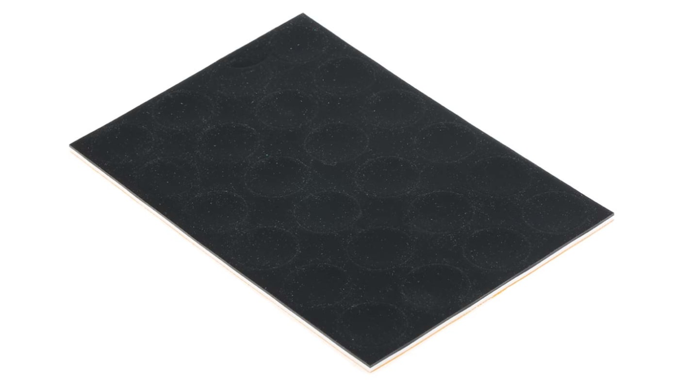 RS PRO Circular Polymer Non Slip Pad, 22mm diameter x 3mm height