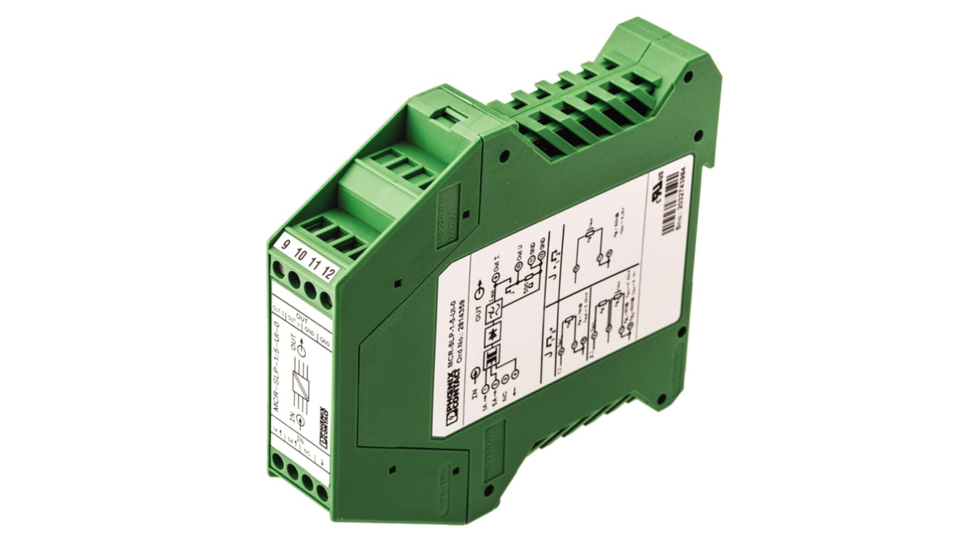 Phoenix Contact MCR-SLP Series Current Measuring Transducer, Current Input, Current Output