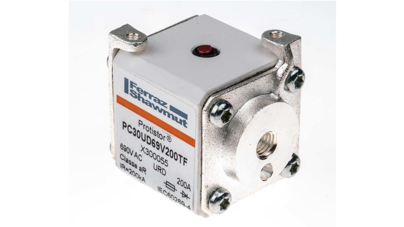 X300055 Mersen 200A size 30 FF Square Body Fuse, aR, 700V RS