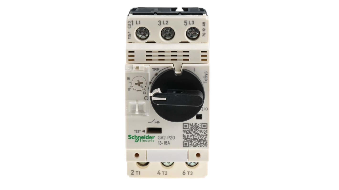 Schneider Electric 13 → 18 A TeSys Motor Protection Circuit Breaker