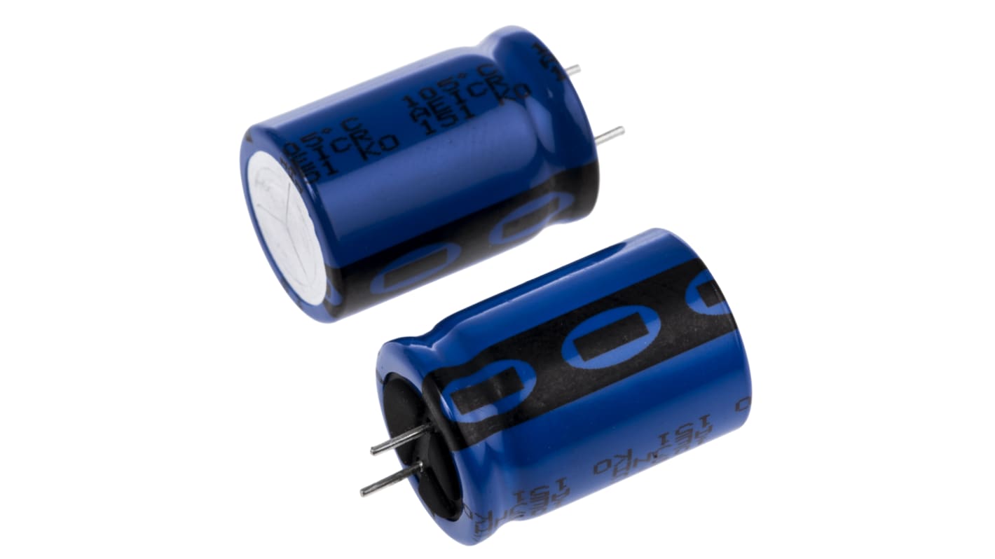 Vishay 100μF Aluminium Electrolytic Capacitor 250V dc, Radial, Through Hole - MAL215193106E3