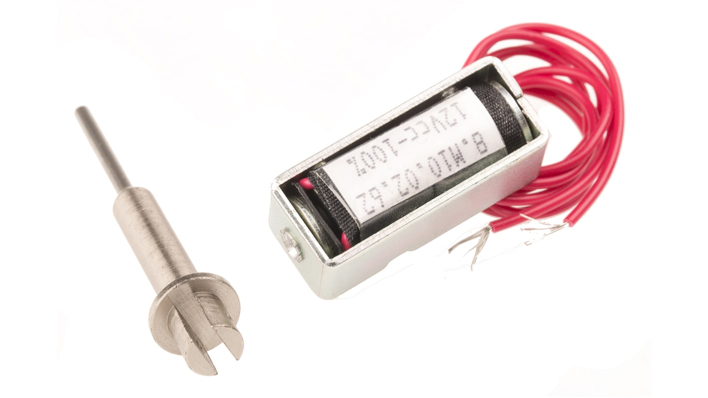 Elektromagnes liniowy 12 V DC 3mm Funkcja Push Pull siła utrzymująca: 0.1N