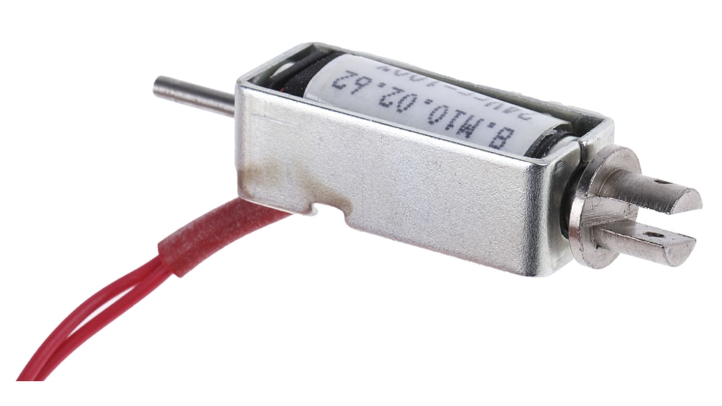 Electroaimant linéaire Mecalectro 24 V c.c., course 3mm, force 0.1N 30 x 12,7 x 10 mm