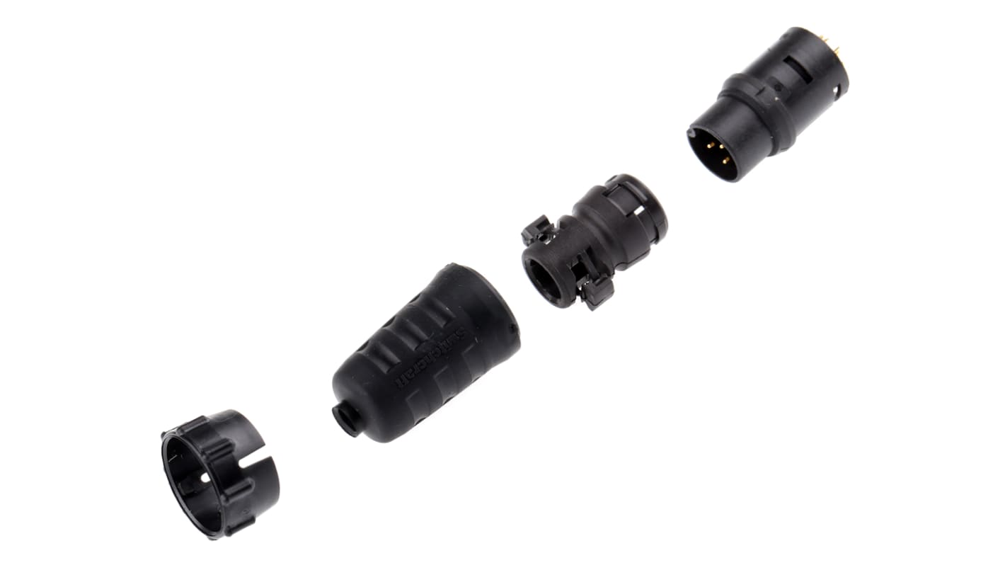 Switchcraft Circular Connector, 6 Contacts, Cable Mount, Plug, Male, IP68, IP69K, EN3 Series