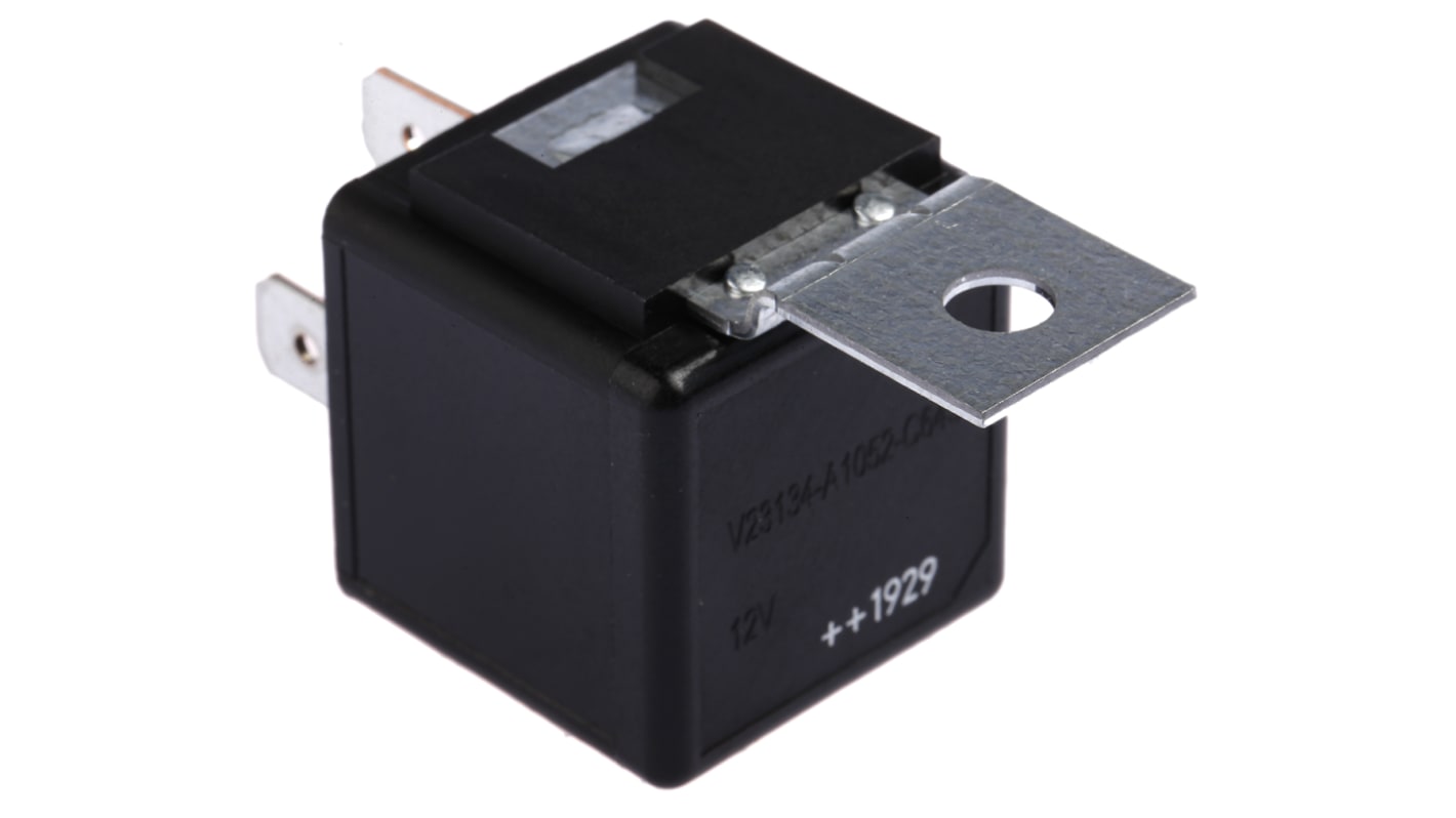 TE Connectivity Plug In Automotive Relay, 12V dc Coil Voltage, 40A Switching Current, SPDT