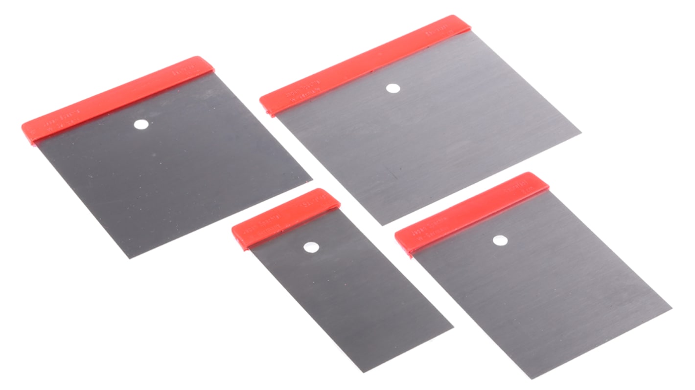 CK Spring Steel Flexible Scraper Set, 4 piece