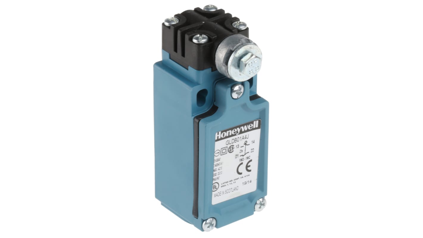 Honeywell GLD Series Rod Limit Switch, NO/NC, IP66, SPDT 1NO/1NC, Thermoplastic Housing, 300V ac Max, 10A Max
