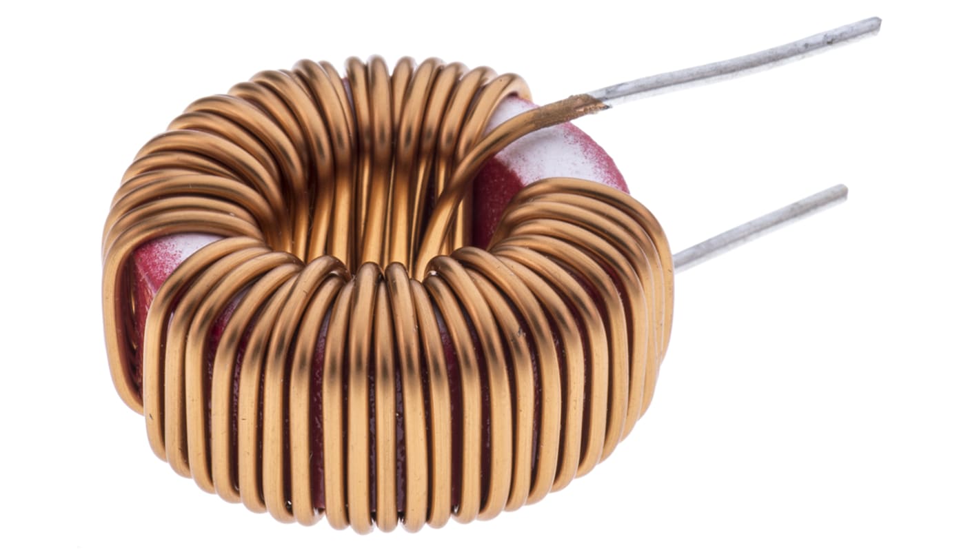 Wurth 150 μH ±20% Composite Iron Powder Toroidal Inductor, 6.1A Idc, 45mΩ Rdc, WE-FI