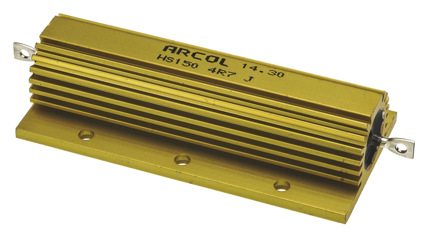 Arcol HS150 Wickel Lastwiderstand 4.7Ω ±5% / 150W, Alu Gehäuse Axialanschluss