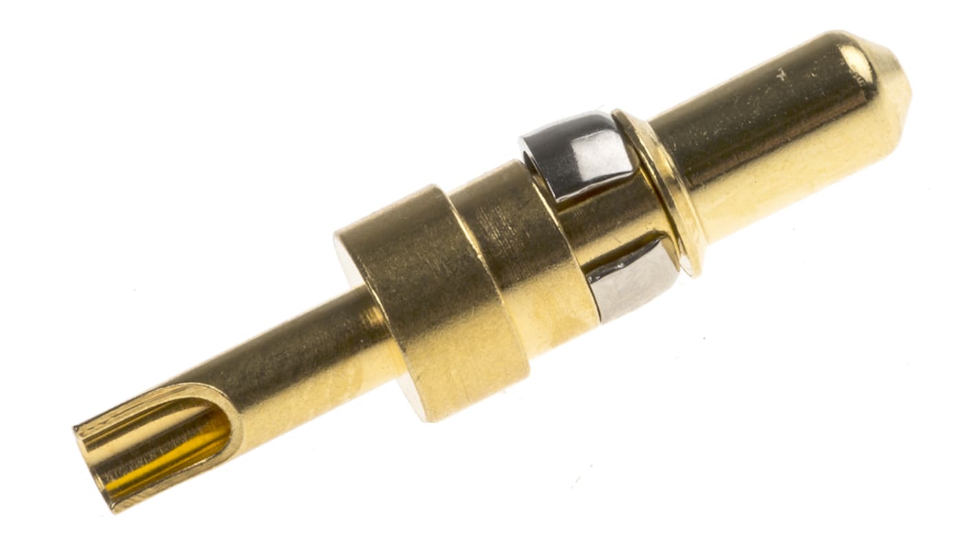 Contacto para conector de backplane Macho RS PRO de Aleación de Cobre revestido de Oro, corriente 10.0A