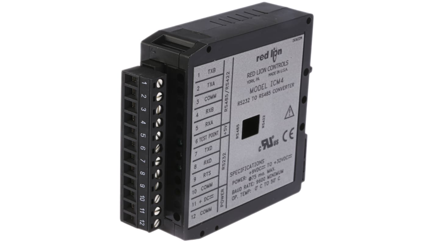 Red Lion MINI MCR-SL-2CP-I-I-SP Signalwandler, Schnittstellenkonverter 9 → 32V dc, RS-232 / RS-422, RS-485