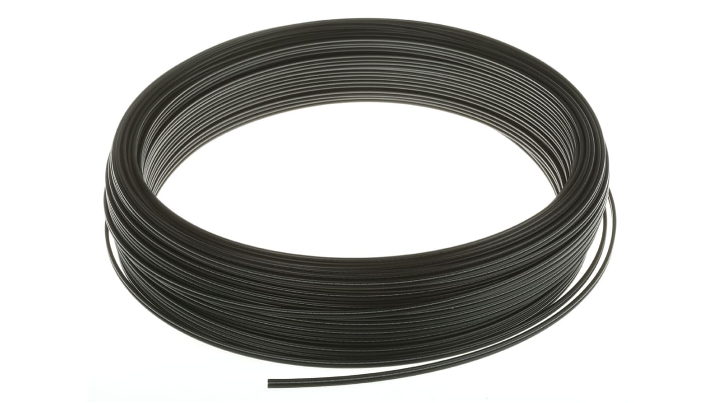 Niebuhr Duplex Fibre Optic Cable, 1mm, Black, 60m