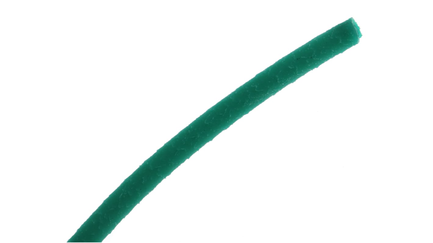 RS PRO 5m 3mm diameter Green Round Polyurethane Belt for use with 29mm minimum pulley diameter