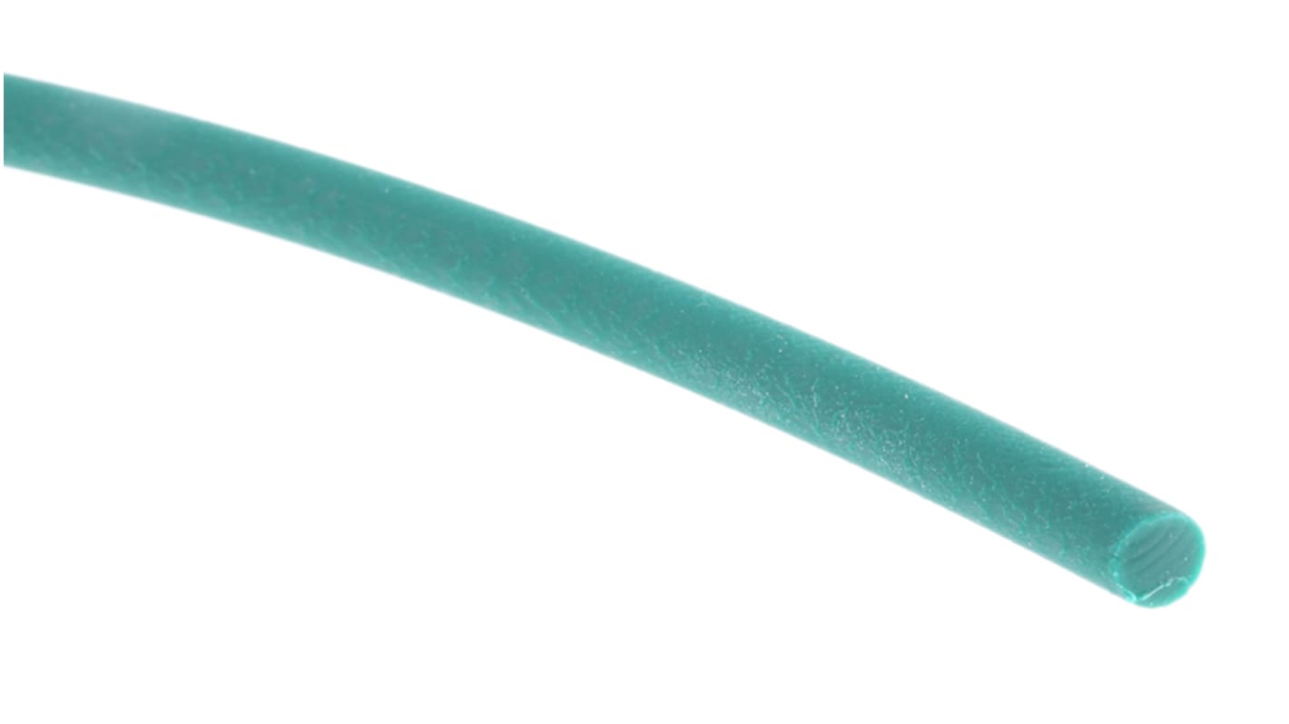 RS PRO 5m 4mm diameter Green Round Polyurethane Belt for use with 38mm minimum pulley diameter RS