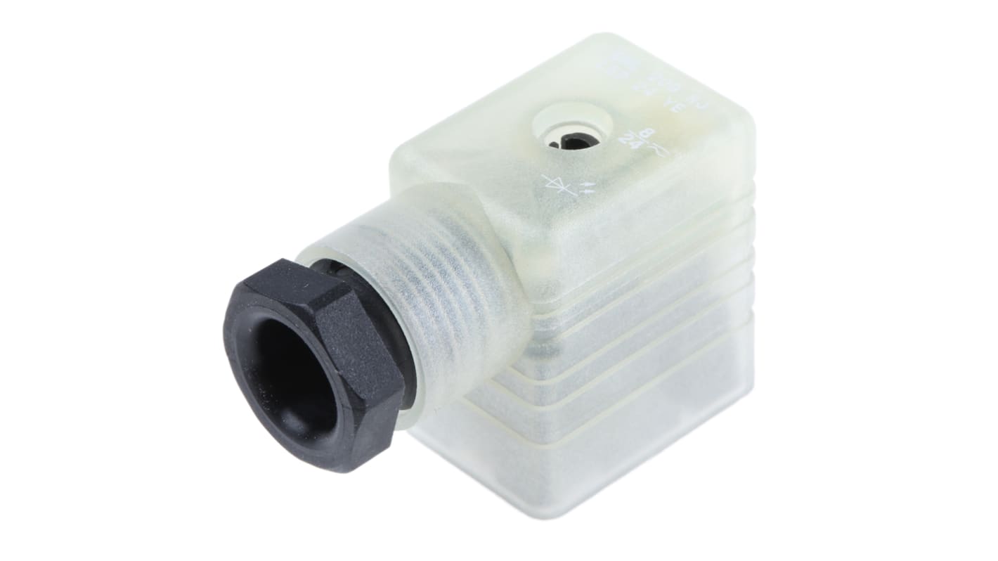 Connettore per valvole a solenoide Hirschmann DIN 43650 B, Femmina, 2P+E, 24 V c.a. / c.c.