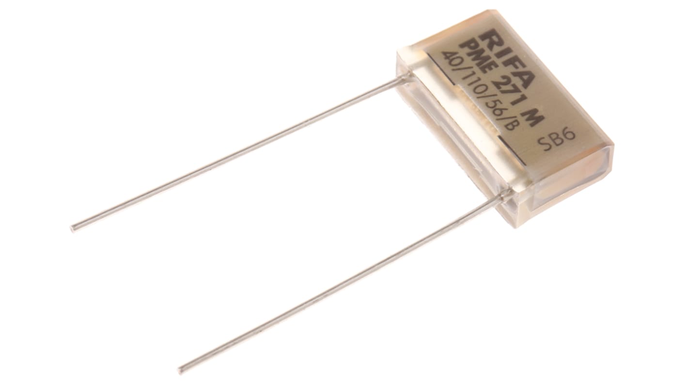 KEMET PME271 Paper Capacitor, 275V ac, ±20%, 10nF, Through Hole