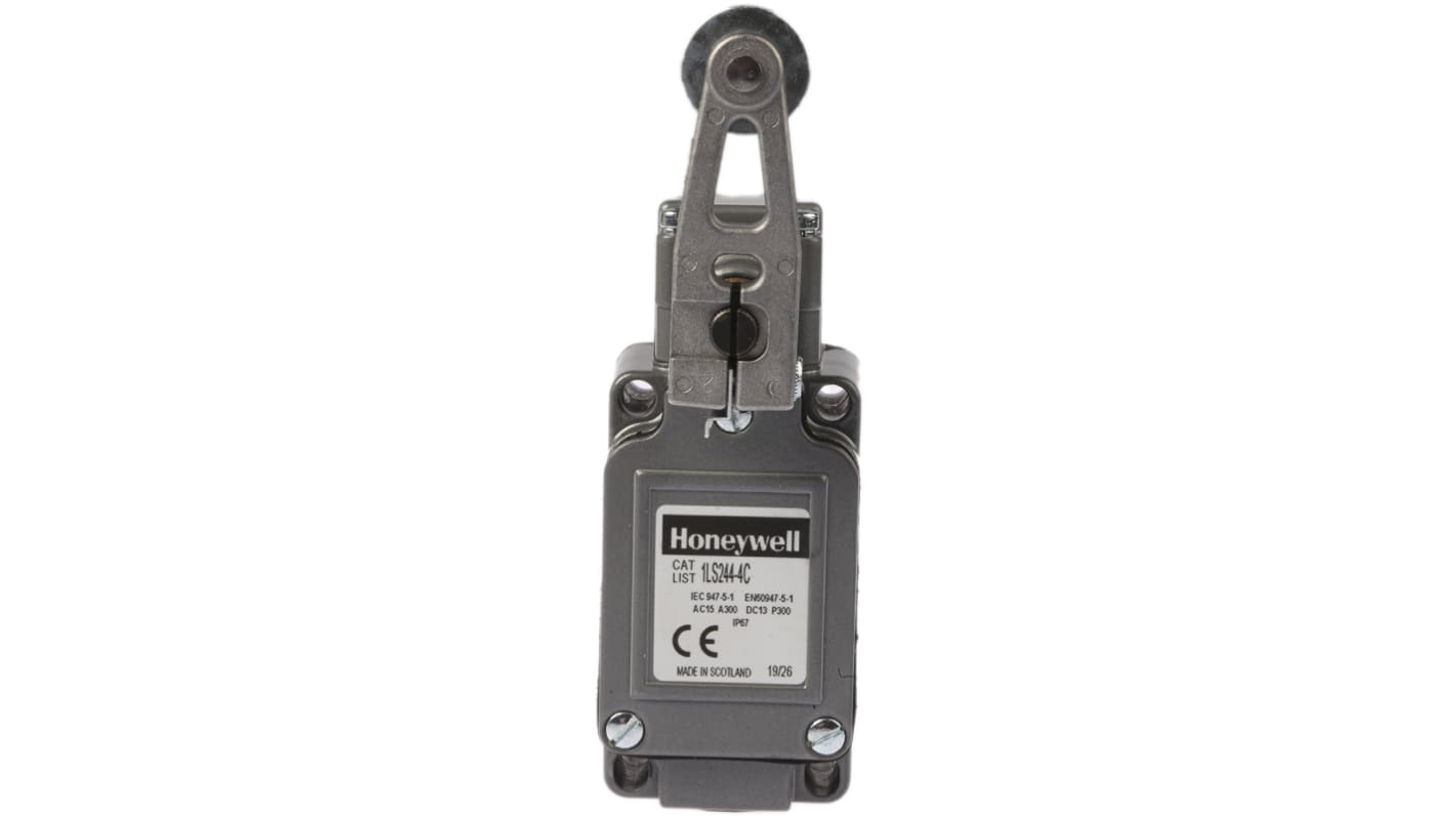 Interruttore di fine corsa Honeywell, Leva a rullo, 480V, 10A, IP67