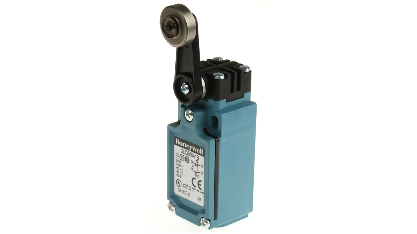 Honeywell GLD Series Limit Switch, 2NC, IP66, DPST 2NC, Thermoplastic Housing, 300V ac Max, 10A Max