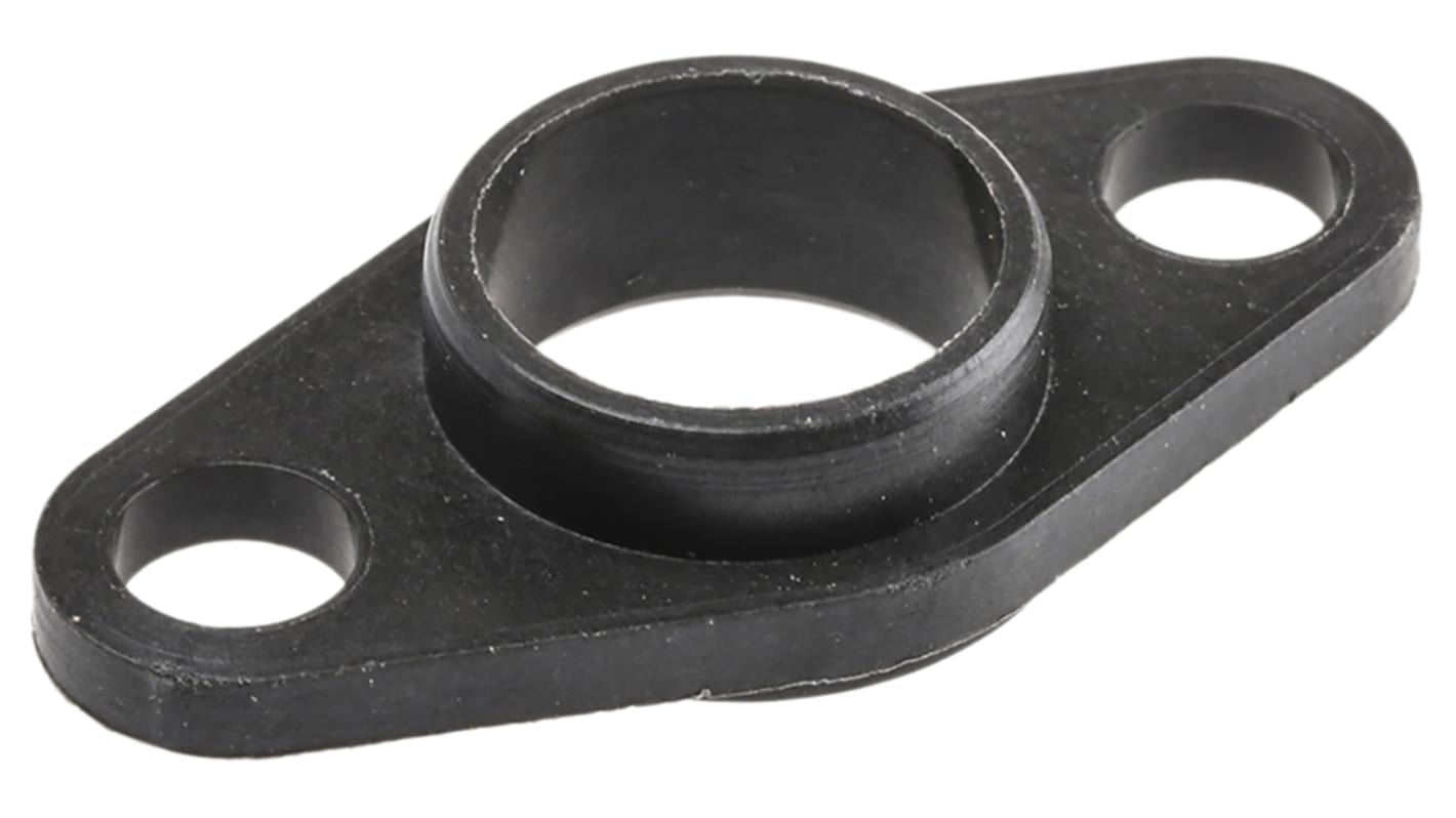 Soporte de rodamiento Igus de Iglide G300, Ø int. 10mm, dim. 30mm x 15mm x 6mm, montaje: 2 orificios Ø 4,5mm