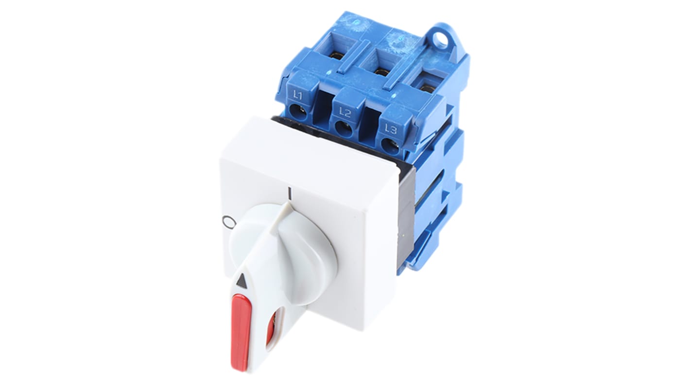 Kraus & Naimer 3P Pole Isolator Switch - 25A Maximum Current, 7.5kW Power Rating