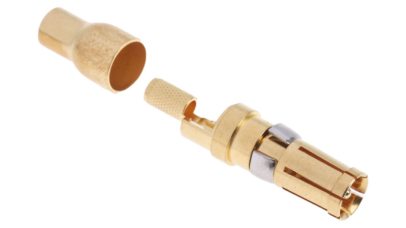 RS PRO Female Solder D-Sub Connector Coaxial Contact, Gold over Nickel Coaxial