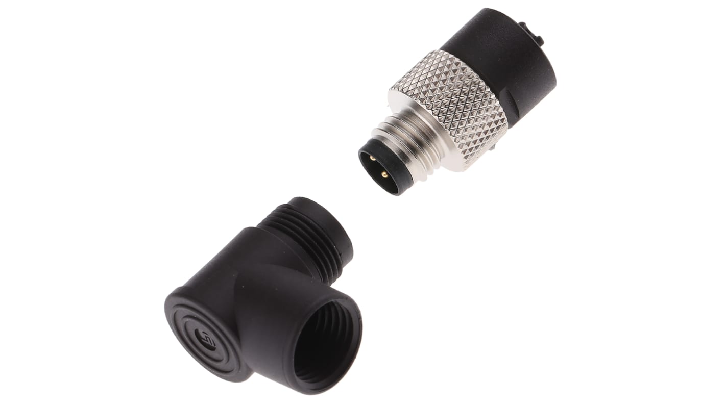 binder Circular Connector, 3 Contacts, Cable Mount, M8 Connector, Plug, Male, IP67, 768 Series