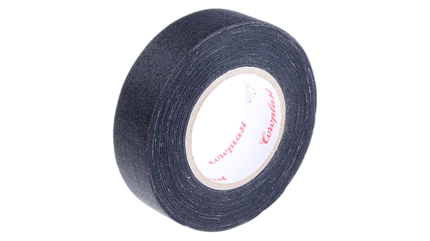 Coroplast 800 Black Rayon Electrical Insulation Tape, 19mm x 10m