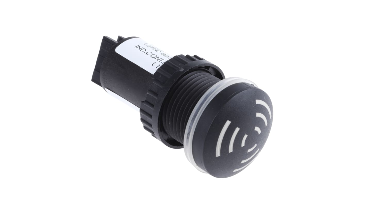 Werma Panel Mount Buzzer, 24 V, 60dB at 1 m, IP65, AC, DC, Single-Tone