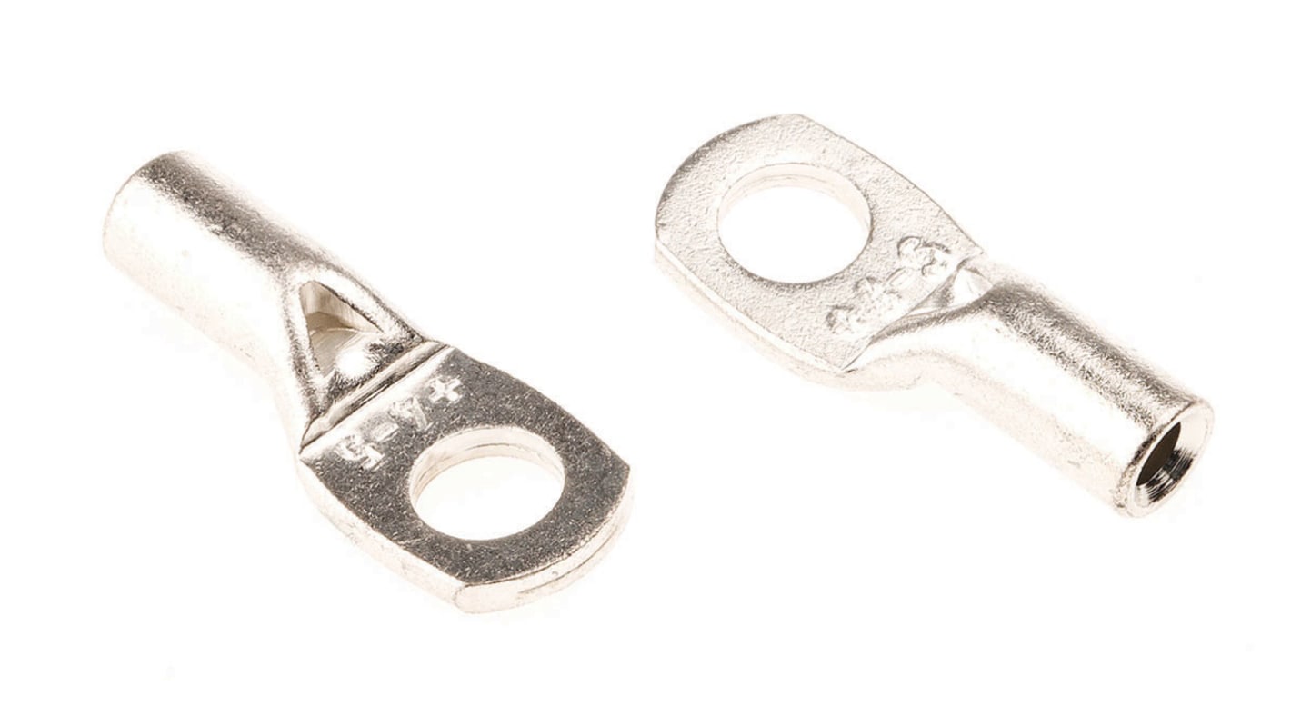 7109781 TE Connectivity, XCT Uninsulated Ring Terminal, M5 Stud Size