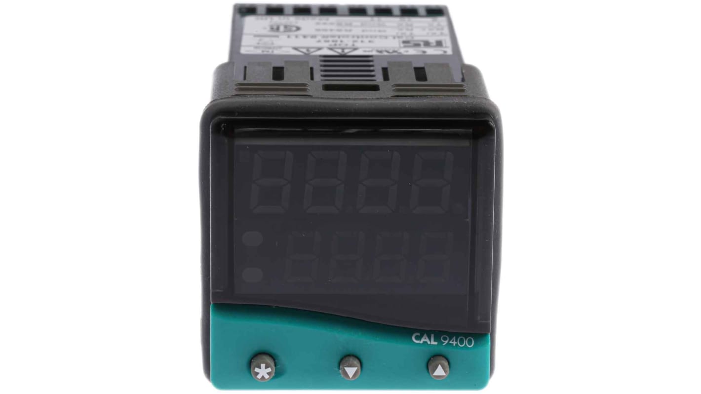 Controlador de temperatura PID CAL serie 9400, 48 x 48 (1/16 DIN)mm, 100 Vac, 240 Vac, 2 salidas Relé