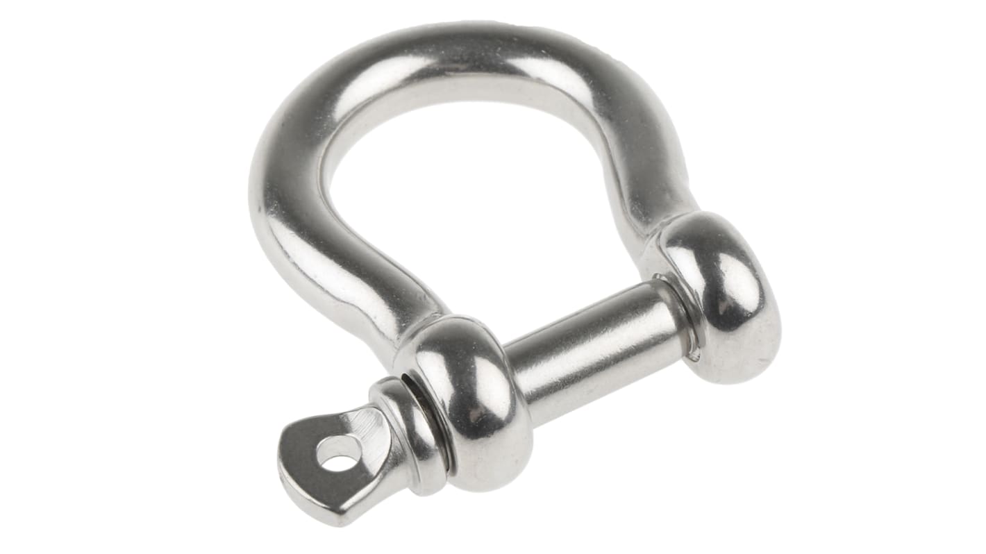 RS PRO Bow Shackle, Stainless Steel, 0.4t