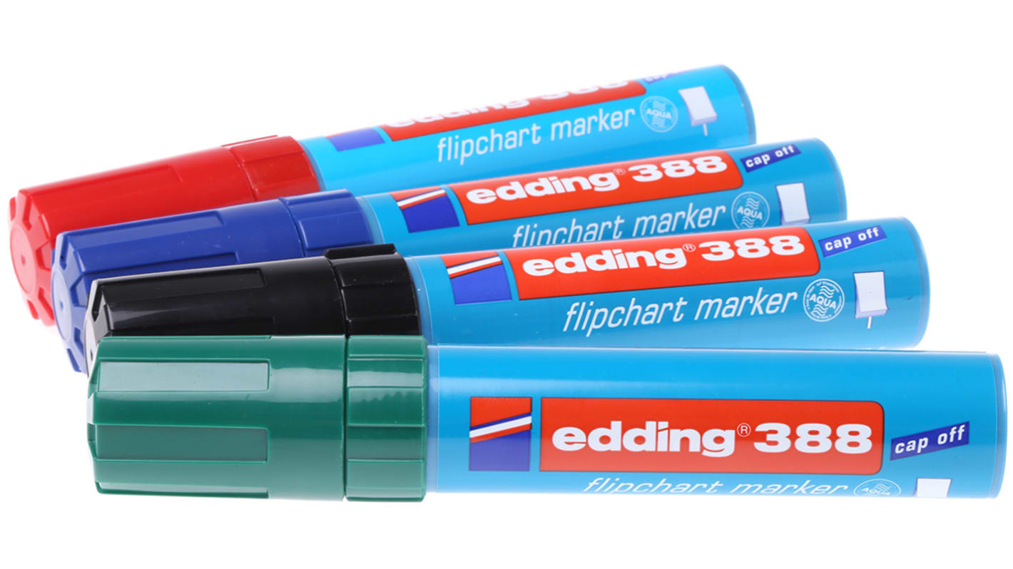 Edding Markierstift, Flip Chart Marker, Breit, extrabreit, mittel, Gemischt, Spitzenform: Rund