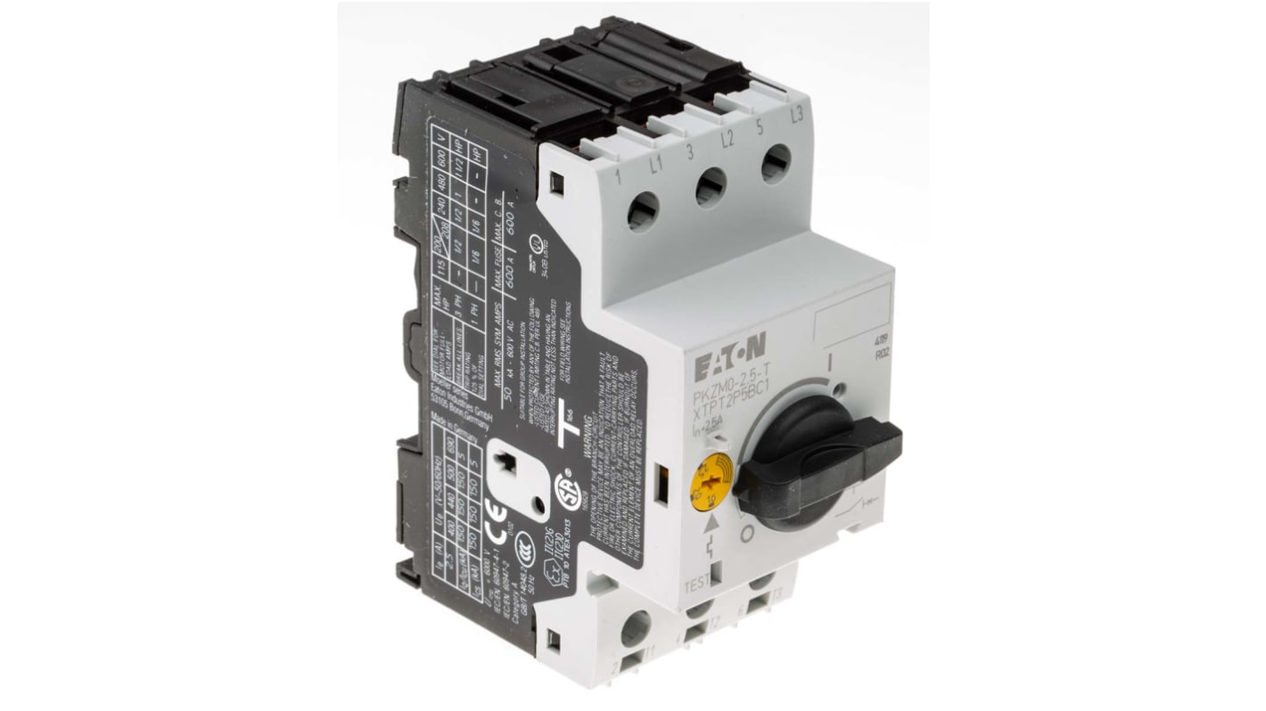 Eaton 1.6 → 2.5 A Motor Protection Circuit Breaker, 690 V ac