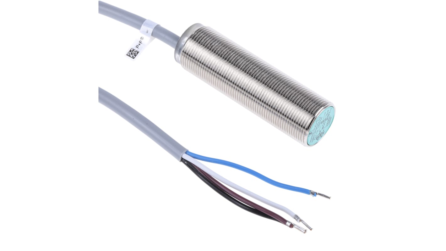 Pepperl + Fuchs M18 Näherungssensor PNP 10 → 30 V dc / 200 mA, zylindrisch 5 mm, IP67