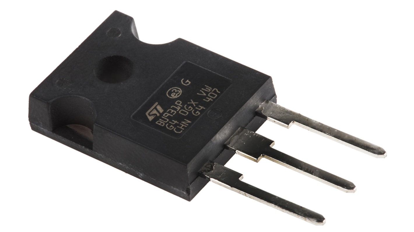 Transistor Darlington, BU931P, NPN 15 A, 400 V, HFE:300, TO-247, 3 pines Simple