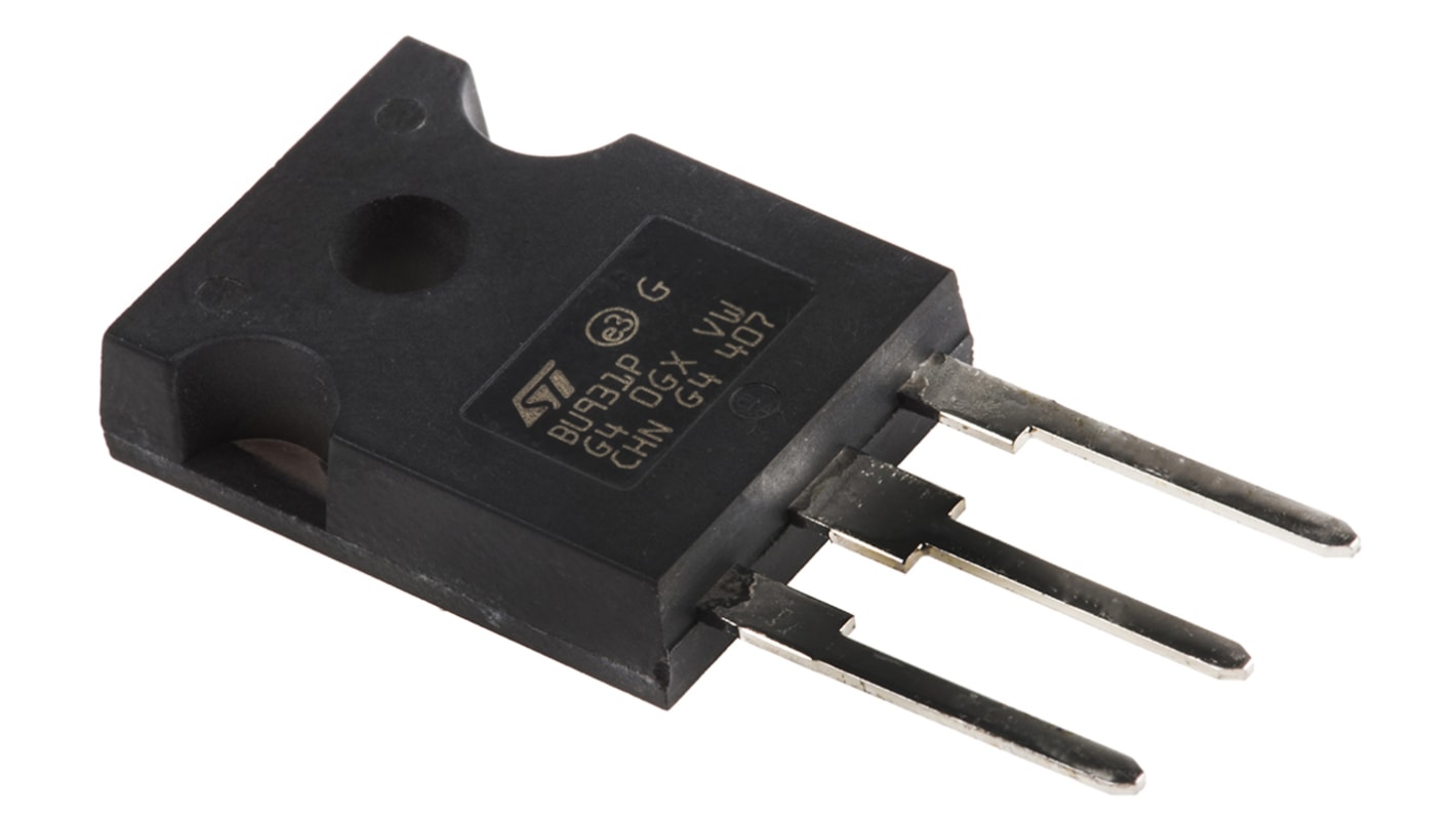 Transistor Darlington NPN STMicroelectronics, TO-247, 3 Pin, 15 A, 400 V, , Montaggio su foro